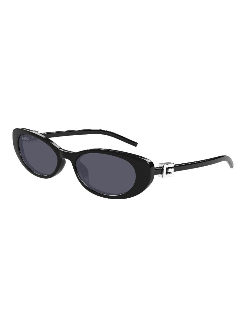New Gucci Women's Sunglasses Black Square Grey Lens Injected Frame GG1680S 001